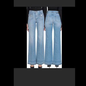 STELLA McCARTNEY NWOT 70’s Wide leg / frayed hem